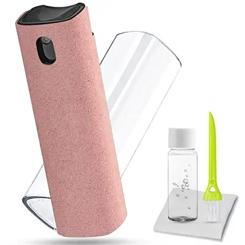 Touchscreen Mist Cleaner Spray, walrfid Electronic Screen Cleaner for TV, Laptop, Tablet, PC, Computer Monitor LCD Flat Screens, Eyeglasses - Pink 