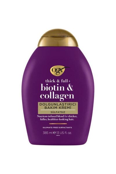 Biotin & Kolajen Dolgunlaştırıcı Sülfatsız Şampuan 385 ml - 10