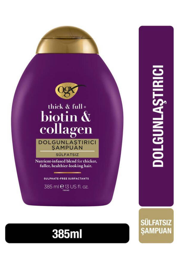 Biotin & Kolajen Dolgunlaştırıcı Sülfatsız Şampuan 385 ml - 17