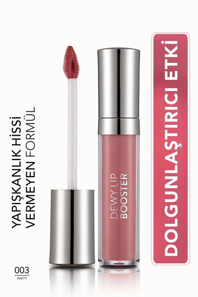 Dolgunlaştırıcı Renkli Dudak Parlatıcısı- Dewy Lip Booster - 003 Party- 8690604619054 - 003 PARTY - 15