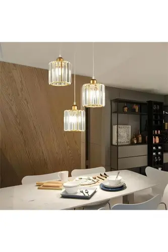 Dolunay 3'lü GOLD Y-12 Kristal - Gold - 5