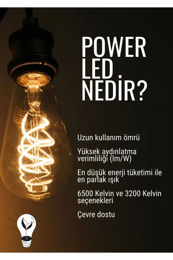 Dominik Özel Tasarım Modern Ledli Lambader - 2