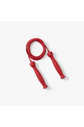 Domyos Jump Rope - Rubber Handle - Red - 500-Red - 1