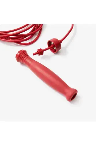 Domyos Jump Rope - Rubber Handle - Red - 500-Red - 3