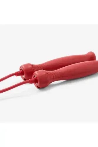 Domyos Jump Rope - Rubber Handle - Red - 500-Red - 4