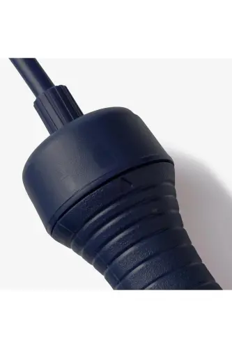 Domyos Rubber Handle Jump Rope - 3 M Adjustable Length - Dark Blue-Blue - 5