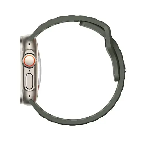 DONEGANI UC1 Band for Apple Watch Bands Women Men Se Ultra 2 40mm 44mm 46mm 42mm 45mm 41mm 38mm 49mm Series 10 9 8 7 6 5 4 3 iWatch Sport Strap Silicone Army Green - 4
