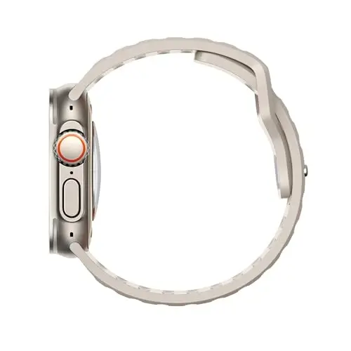 DONEGANI UC1 Band for Apple Watch Bands Women Men Se Ultra 2 40mm 44mm 46mm 42mm 45mm 41mm 38mm 49mm Series 10 9 8 7 6 5 4 3 iWatch Sport Strap Silicone Starlight - 4
