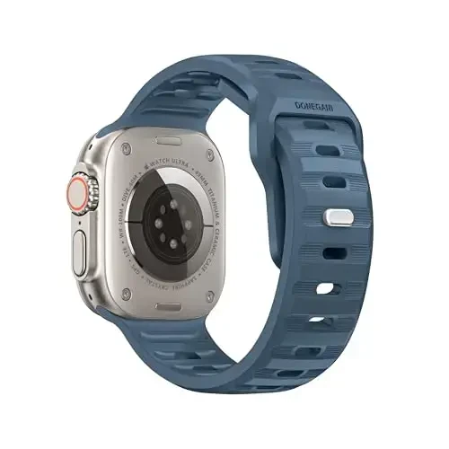 DONEGANI UC1 Band for Apple Watch Bands Women Men Se Ultra 2 40mm 44mm 46mm 42mm 45mm 41mm 38mm 49mm Series 10 9 8 7 6 5 4 3 iWatch Sport Strap Silicone Abyss Blue - DONEGANI (1)