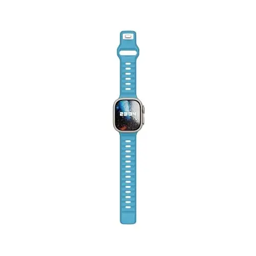 DONEGANI UC1 Band for Apple Watch Bands Women Men Se Ultra 2 40mm 44mm 46mm 42mm 45mm 41mm 38mm 49mm Series 10 9 8 7 6 5 4 3 iWatch Sport Strap Silicone Crystal Seas Blue - 5