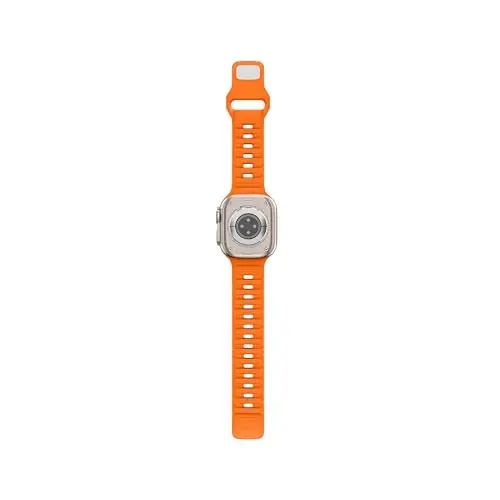 DONEGANI UC1 Band for Apple Watch Bands Women Men Se Ultra 2 40mm 44mm 46mm 42mm 45mm 41mm 38mm 49mm Series 11 10 9 8 7 6 5 4 3 iWatch Sport Strap Silicone Orange - 6