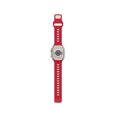 DONEGANI UC1 Ремешок для Apple Watch Женский Мужской Se Ultra 2 40 мм 44 мм 46 мм 42 мм 45 мм 41 мм 38 мм 49 мм Серии 10 9 8 7 6 5 4 3 iWatch Спортивный Ремешок Силиконовый Красный Рождественский - 6