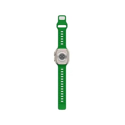 DONEGANI UC2 Apple Watch Kordonları Kadın Erkek Se Ultra 2 40mm 44mm 46mm 42mm 45mm 41mm 38mm 49mm Seri 10 9 8 7 6 5 4 3 iWatch Spor Kayışı Silikon Siyah_Yeşil Noel - 6