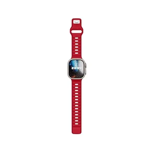 DONEGANI UC2 Ремешок для Apple Watch Женский Мужской SE Ultra 2 40мм 44мм 46мм 42мм 45мм 41мм 38мм 49мм Серия 11 10 9 8 7 6 5 4 3 Спортивный ремешок iWatch Силиконовый Красный Рождественский_Зеленый Рождественский - 5