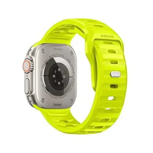 DONEGANI UC5 Apple Watch Bands ayollar erkaklar uchun Se Ultra 2 40mm 44mm 46mm 42mm 45mm 41mm 38mm 49mm Series 10 9 8 7 6 5 4 3 iWatch Sport Strap Silicone - Modazone (1)