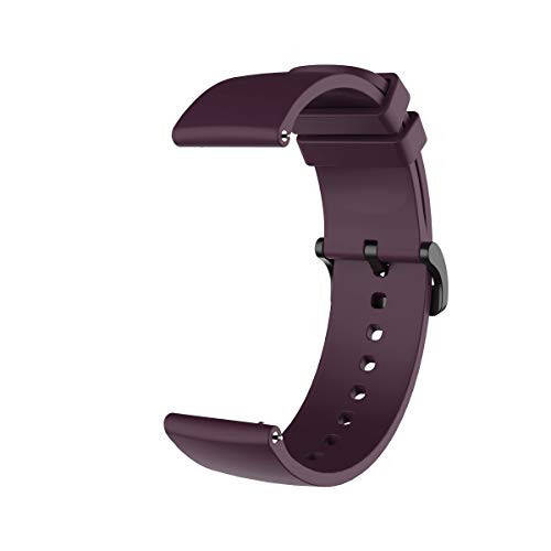 Donerton T50S T50H/uaue T50S T60/Kuizil T70/WeurGhy T70/QXQ T60 Smart Watchlari uchun almashtiriladigan bilaguzuklar, Rangli silikon bilaguzuk Tez chiqariladigan qayish Qo'l bilaguzuklari T50S T60 T70 Smart Watch uchun, Yumshoq va bardoshli - 6