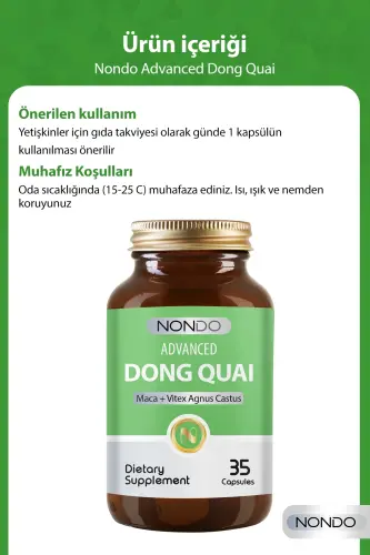 Dong Quai 35 Kapsula (MACA PANAX JINSSENG, VITEKS AGNUS CASTUS, GINKGO BILOBA, L-ARGININ, SELENIYUM) - 3