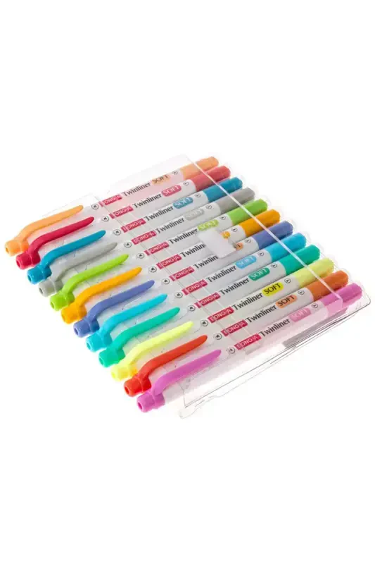 Donga Twinliner Soft 12 rangli fosforli ikki tomonlama - 3