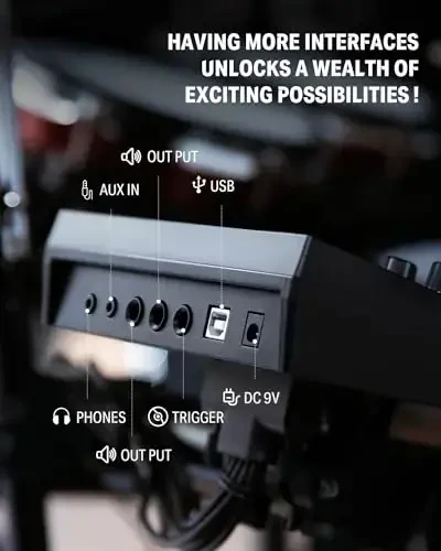 Donner DED-200 MAX Электронная ударная установка с сетчатыми мембранами промышленного стандарта, 10