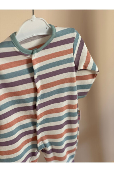 DONUT PRINTED BABY ONESIE-COLORFUL - 2