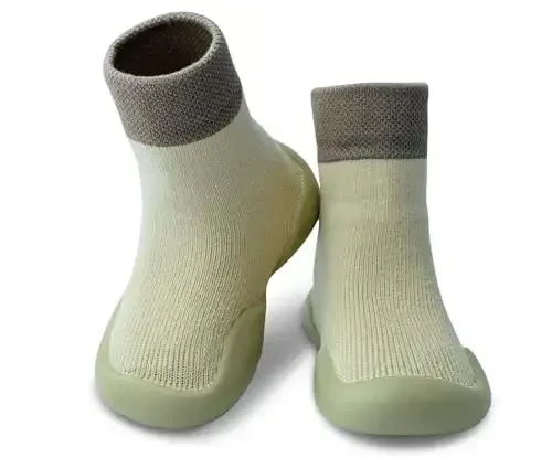Dookeh Baby Shoes Boys Girls First Walking Shoes Non Slip Soft Sole Sneakers Toddler Infant Babygirl Sock Shoes - 1
