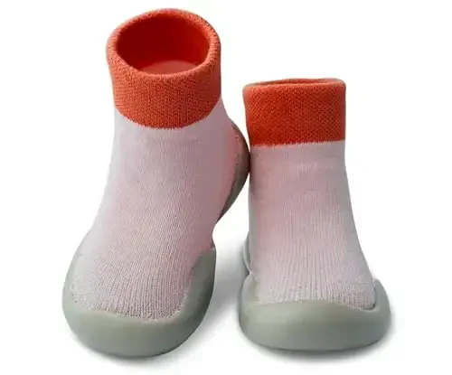Dookeh Baby Shoes Boys Girls First Walking Shoes Non Slip Soft Sole Sneakers Toddler Infant Babygirl Sock Shoes - 1