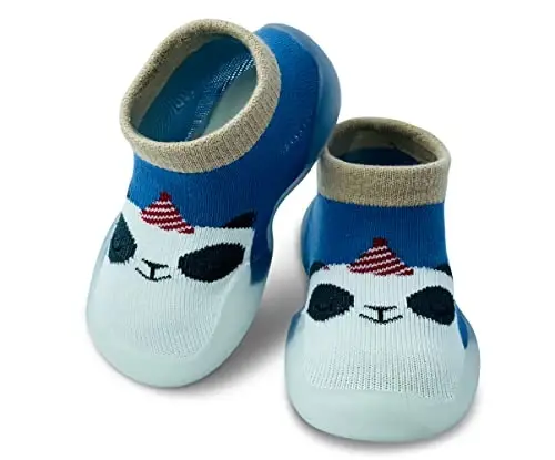 Dookeh Baby Shoes Boys Girls First Walking Shoes Non Slip Soft Sole Sneakers Toddler Infant Babygirl Sock Shoes… - 1