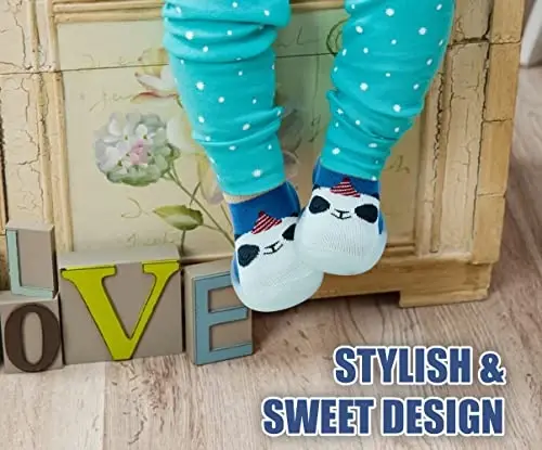 Dookeh Baby Shoes Boys Girls First Walking Shoes Non Slip Soft Sole Sneakers Toddler Infant Babygirl Sock Shoes… - 6