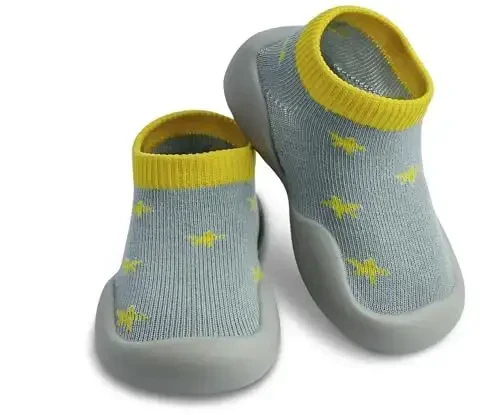 Dookeh Baby Shoes Boys Girls First Walking Shoes Non Slip Soft Sole Sneakers Toddler Infant Babygirl Sock Shoes… - DOOKEH