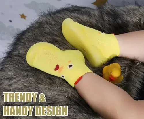 Dookeh Baby Shoes Boys Girls First Walking Shoes Non Slip Soft Sole Sneakers Toddler Infant Babygirl Sock Shoes - 5