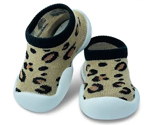 Dookeh Baby Shoes Boys Girls First Walking Shoes Non Slip Soft Sole Sneakers Toddler Infant Babygirl Sock Shoes… - 1