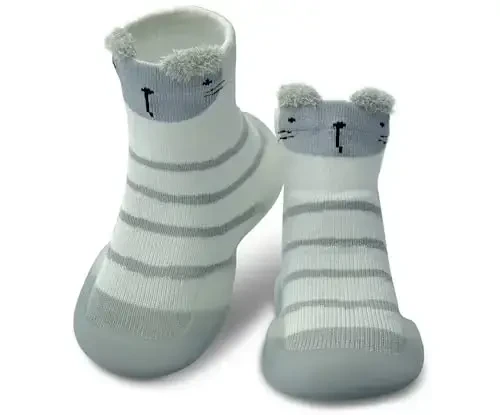 Dookeh Baby Shoes Boys Girls First Walking Shoes Non Slip Soft Sole Sneakers Toddler Infant Babygirl Sock Shoes 