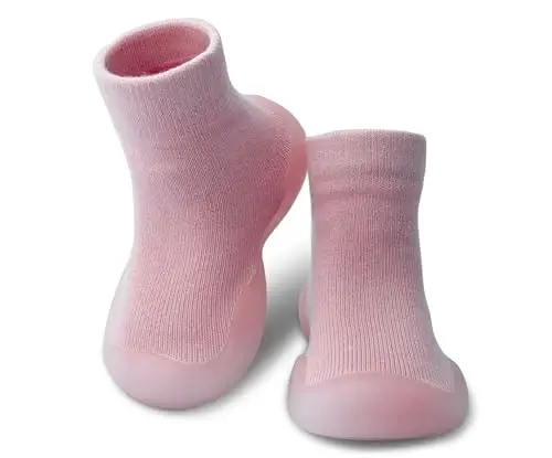 Dookeh Baby Shoes Boys Girls First Walking Shoes Non Slip Soft Sole Sneakers Toddler Infant Babygirl Sock Shoes - DOOKEH