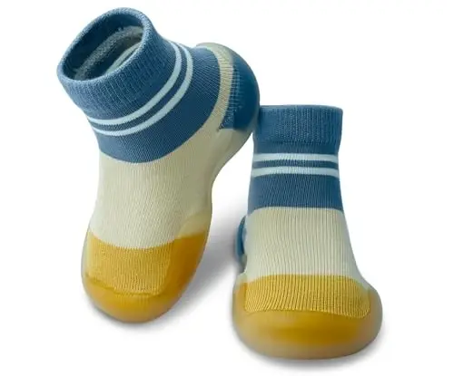 Dookeh Baby Shoes Boys Girls First Walking Shoes Non Slip Soft Sole Sneakers Toddler Infant Babygirl Sock Shoes - DOOKEH