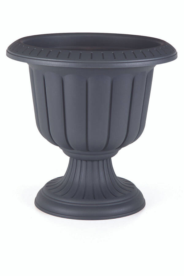 Doorside Planter 9,8 Liters - Decorative Planter - Large Black Planter - 4