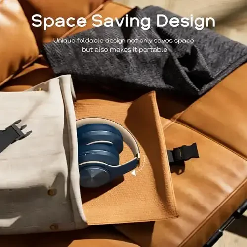 DOQAUS Bluetooth Headphones Over Ear, 90H Playtime Wireless, 3 EQ Modes, HiFi Audio & Deep Bass, ENC Noise Isolating Mic, Soft Earpads for Phone/PC - 6