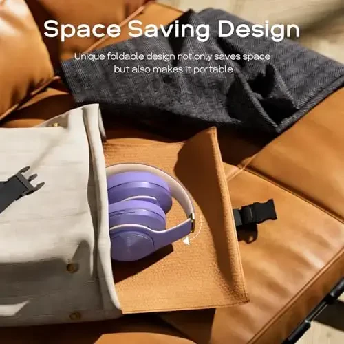 DOQAUS Bluetooth Headphones Over Ear, 90H Playtime Wireless, 3 EQ Modes, HiFi Audio & Deep Bass, ENC Noise Isolating Mic, Soft Earpads for Phone/PC - 6