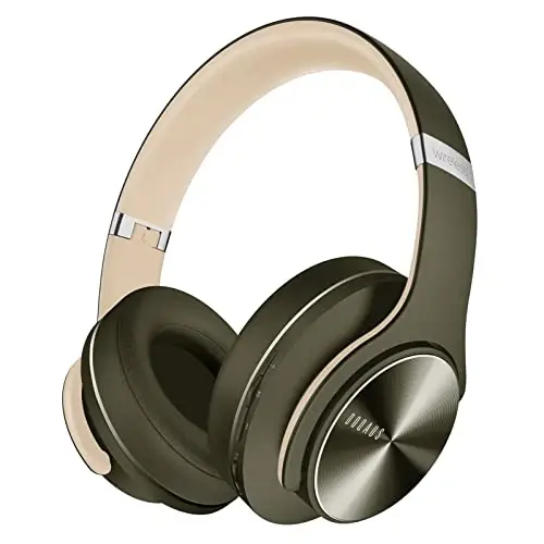 DOQAUS Bluetooth Headphones Over Ear, 90H Playtime Wireless, 3 EQ Modes, HiFi Audio & Deep Bass, ENC Noise Isolating Mic, Soft Earpads for Phone/PC - DOQAUS
