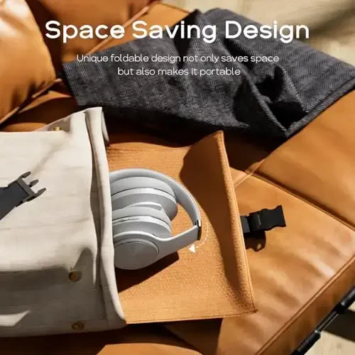 DOQAUS Bluetooth Headphones Over Ear, 90H Playtime Wireless, 3 EQ Modes, HiFi Audio & Deep Bass, ENC Noise Isolating Mic, Soft Earpads for Phone/PC - 6