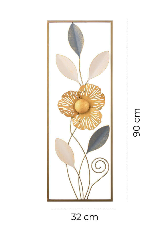 Doreart Orchid Metal Wall Art, Home Office Wall Panel - 3