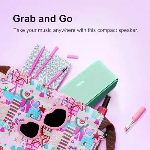 DOSS SoundBox Touch simsiz Bluetooth dinamiki - 12W HD ovoz boy bas bilan, IPX5 suv o'tkazmaydigan, 20 soatlik ijro etish vaqti, erkaklar, ayollar, o'smirlar, ofis, uy, sayohat uchun ideal Rojdestvo va Oq Fil sovg'asi-Yashil - 6