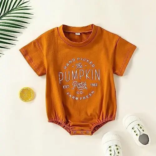 DOSYZTO Baby Boy Girl Bubble Shirt Romper Outfit Short Sleeve Summer Bodysuit Top Newborn Oversized Crewneck Jumpsuit - DOSYZTO (1)