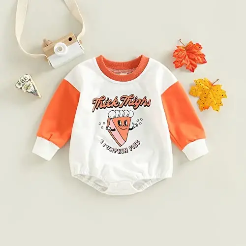 DOSYZTO Baby Boy Girl Bubble Shirt Romper Outfit Short Sleeve Summer Bodysuit Top Newborn Oversized Crewneck Jumpsuit - 3