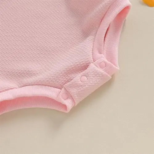 DOSYZTO Baby Boy Girl Bubble Shirt Romper Outfit Short Sleeve Summer Bodysuit Top Newborn Oversized Crewneck Jumpsuit - 6