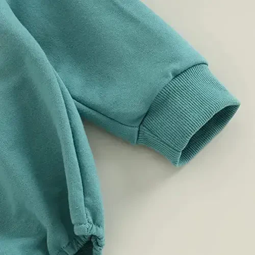 DOSYZTO Baby Boy Girl Bubble Shirt Romper Outfit Short Sleeve Summer Bodysuit Top Newborn Oversized Crewneck Jumpsuit - 7