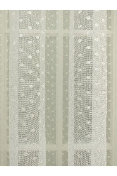 Dotted Lace Voile Curtain, 350x250, Tight Pleats, 1/3 - 6