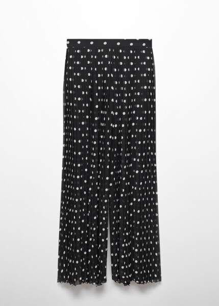 Dotted pleated trousers - 10