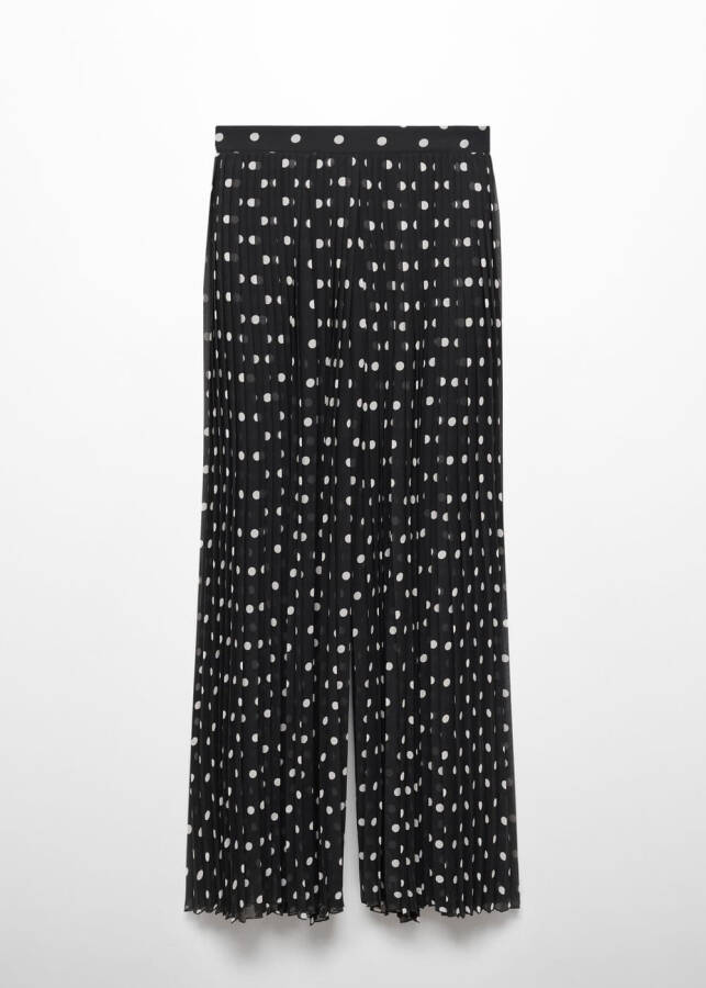 Dotted pleated trousers - 10