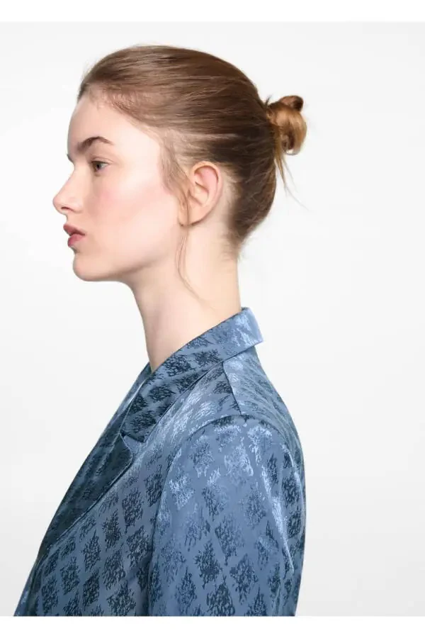 Double-breasted blazer jacket - 7