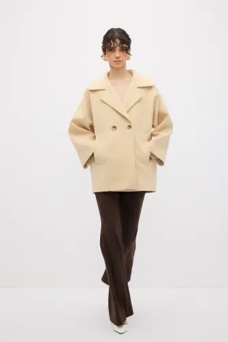 Double-breasted coat - 1